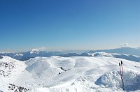 01 Dal Pizzo Formico le piste di sci, il Monte Guglielmo e la Pianura